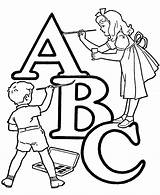 Abc Rhyme Nursery sketch template