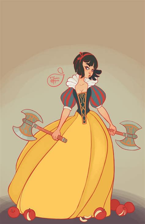 Snow White — Snow White Warrior Disney Princess Art