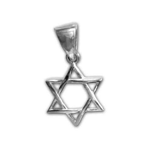 silver star of david pendant braided star of david pendant yardenit