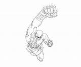 Fighter Bison sketch template