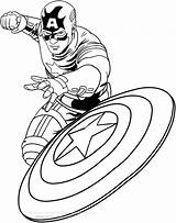 Avengers Avenger Superheroes Coloringfolder sketch template