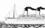 Titanic Coloringtop Liner Hu Cruises Besök sketch template
