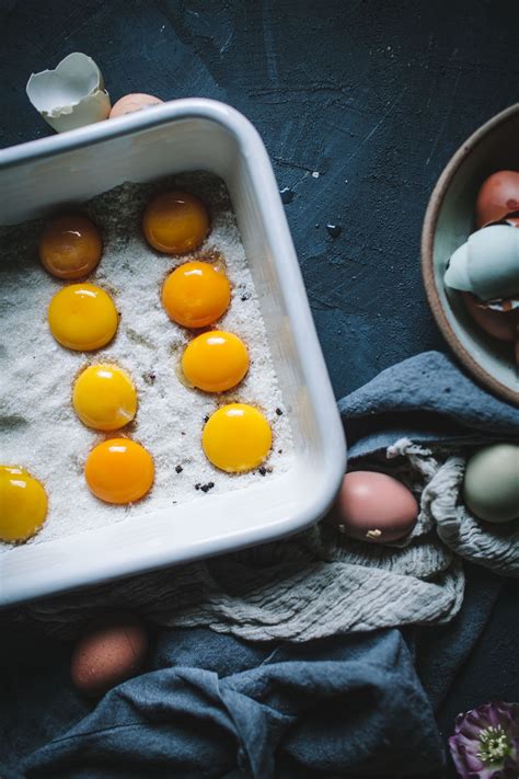 cured egg yolks adventures  cooking recipe cured egg cured egg