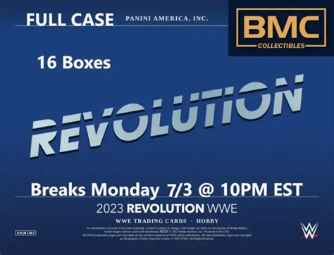 Andstone Coldand Steve Austin 2023 Wwe Revolution Full Case 16 Box Pyp 1