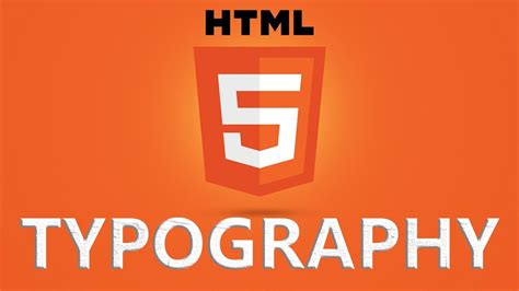 html typography learning code youtube