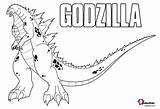 Godzilla Coloring Dibujos Kong Bubakids sketch template