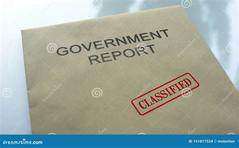 government report classified seal stamped  folder  important
