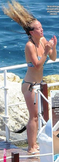 enora malagre nude in yacht in bikini cleavage jambes starsfrance