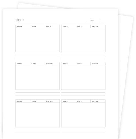 storyboard template  step  step guide