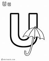 Umbrella Uu Coloring Activity Pages sketch template