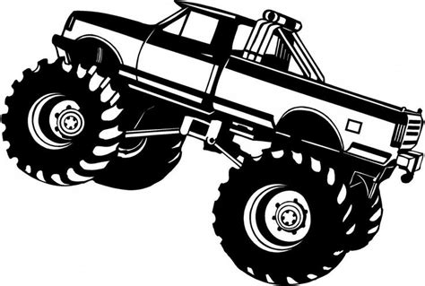 monster truck coloring pages image search askcom printables