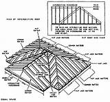 Construction Drawings Roof Hip Valley Gable Building Detail Roofing Trusses Finishing House Rafters Intersecting Steel Porch Designs Truss Details Lines sketch template