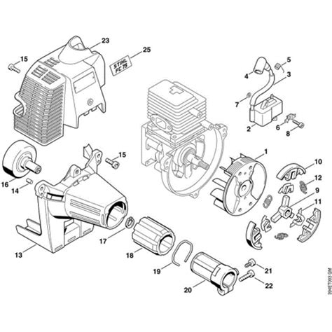 stihl fc  edger fc  parts diagram  ignition system