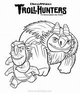 Trollhunters Troll Hunter Blinky Xcolorings sketch template