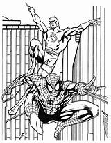 Marvel Coloring Superheroes Pages Super Heroes Book Spiderman sketch template