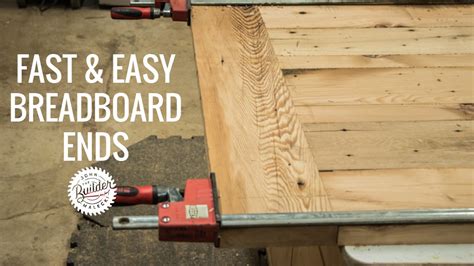 create woodworking breadboard ends quick  easy youtube