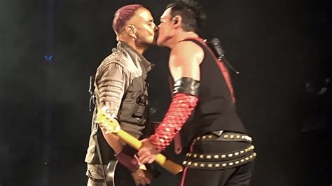 rammstein protests homophobia in russia with on stage kiss in moscow the moscow times