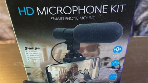 bower hd microphone kit  smartphone mount youtube