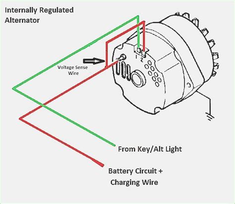 chevy  wire alternator diagram