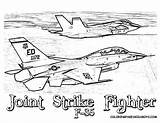Coloring Pages Kids Airplane Jets Airplanes F35 Military Air Force Aircraft Army Stencil Navy Aircrafts Wwii Choose Board Planes Plane sketch template