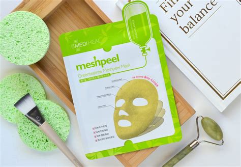 sheet mask mediheal greenteatree meshpeel mask cosmetic proof