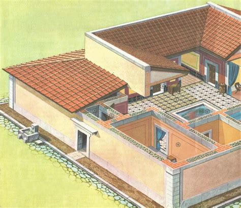 pin  elihai  home concepts roman house ancient roman houses rome buildings