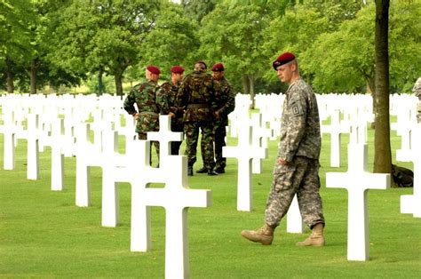 soldiers honor wwii veterans at normandy article the united states army