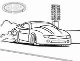 Racing Nhra Color Coloring Car Kids Pro Stock Downloadable Funny sketch template