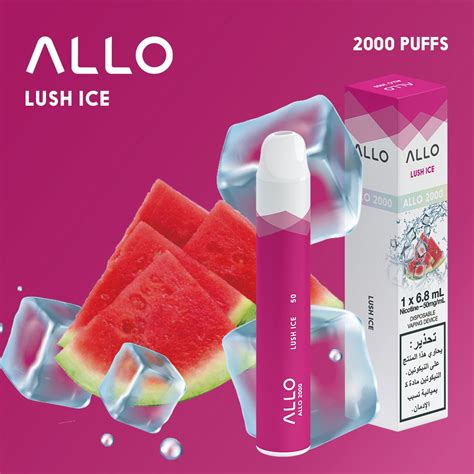 Allo Disposable Vape 2000 Puffs Lush Ice Vape Seller Dubai