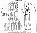 Nebuchadnezzar Marduk Residence sketch template