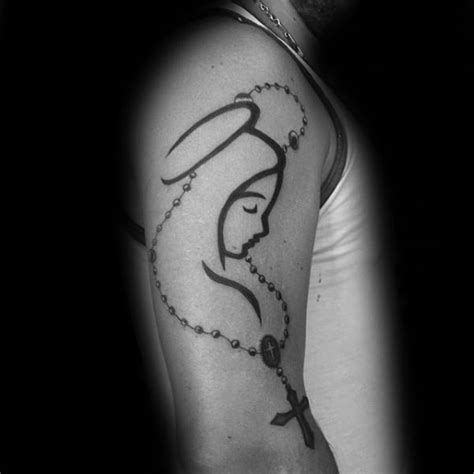 Rosary Virgin Mary Tattoos