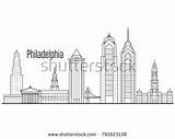 Skyline Philadelphia Drawing Paintingvalley sketch template