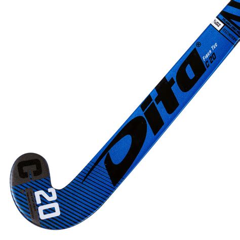 dita hockeystick voor tieners  carbon midbow fibertec  decathlon