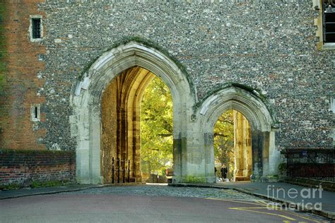 abbey gateway st albans hertfordshire photograph  louise heusinkveld