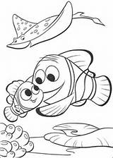 Nemo Finding Coloring Pages Marlin Categories sketch template