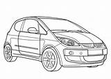 Mitsubishi Autos2 Malvorlage Transportmittel Trasporto Mezzi Permalink Kategorien sketch template