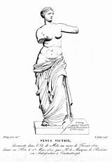 Milo Louvre Debay Venere Greche sketch template