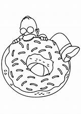 Simpsons Printcolorcraft Homer sketch template