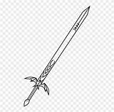 Sword Coloring Pages Swords Cool Clipart sketch template