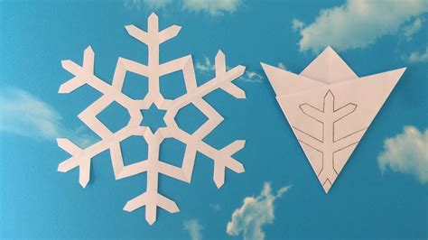 paper snowflake      paper snowflakes step  step tutorial youtube