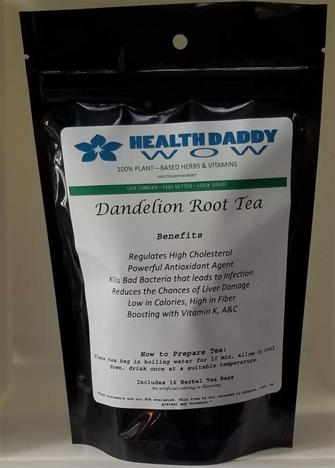 dandelion root tea health daddy wow