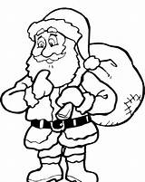 Santa Claus Printable Coloring Pages Christmas Popular Print sketch template