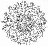 Mandala Mandalas Gotik sketch template