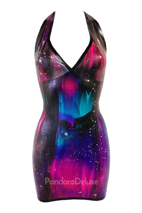 galaxy latex dress pandora deluxe
