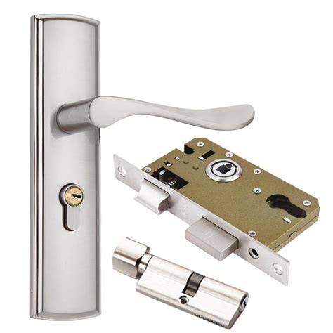 qrity door handle lever euro lever lock  lever lock cylinder  copper keys zinc alloy buy
