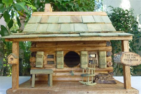 log cabin birdhouse  rdsoifer     birdhouse buildabirdhouse birdhouses rustic