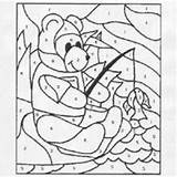 Bear Number Color Coloring Pages Teddy Animals Wild Animal Hellokids Bird Dog Fishing Nest sketch template