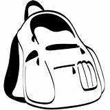 Clip Bag School Clipart Backpack Cartoon Cliparts Sleeping Supplies Coloring Location Clipartpanda Fmcc Fort Rucksack Library Pack Book Square Donations sketch template