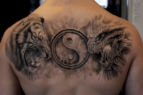 Tiger Dragon Ying Yang Tattoo By Mumia Tattoo Best