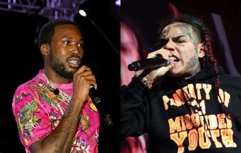 Watch Meek Mill And Tekashi 6ix9ine Get Into An Altercation Outside An